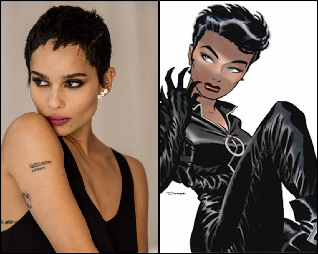 dwamsart's tweet photo. @thatstarwarsgrl IMHO, Zoë was GREAT. A comic book accurate looking, coming into being version #Catwoman from #BatmanYearOne. https://t.co/Rd688xJH9N