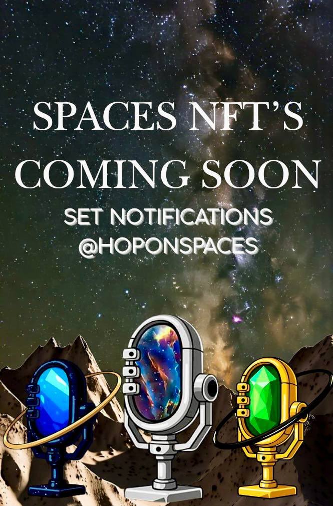 Spaces on X (@hoponspaces) on Twitter photo 