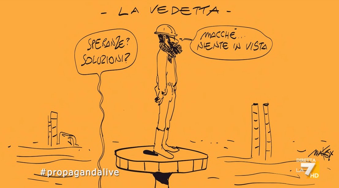 La vedetta

#propagandalavoro #propagandalive <a href="/makkox/">makkox</a>