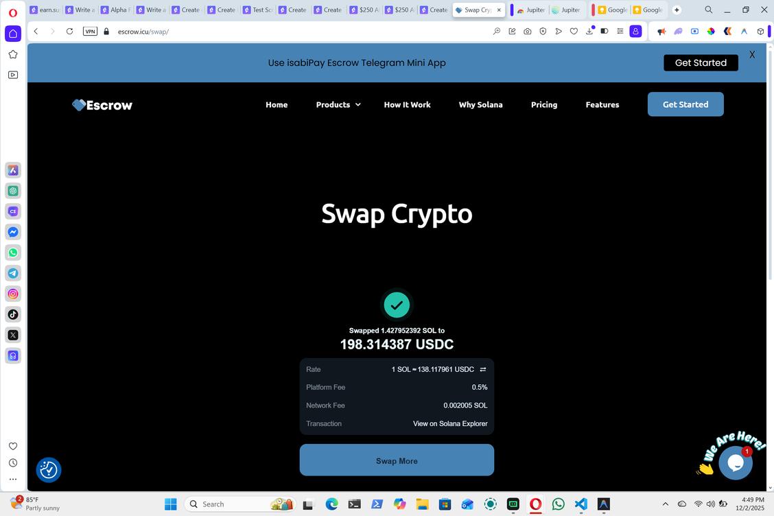 IsabiPay Escrow tweet media