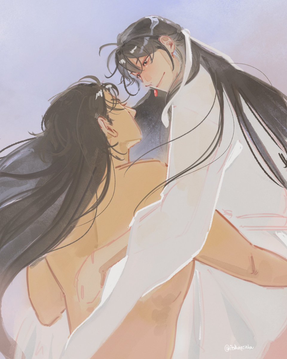 “you can do as your heart desires” Xiao Chiye whispered into his ear. “With me here, you will never fall” #cezhou #qjj