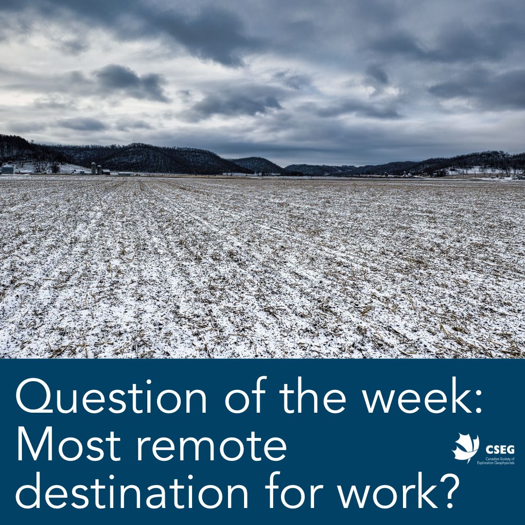 This week we're curious about where you've traveled for work...what’s the most remote place geophysics has taken you (or you wish it would take you)?

#geophysics #career #fieldwork #surveying