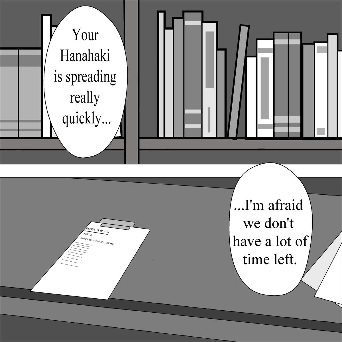 Chillimayoo's tweet image. Hanahaki disease AU part 0! GUYS WE ARE STARTING WITH A COMIC SERIES (I'm doing this for the first time so it's not perfect but I hope we will have fun together)
#jegulus