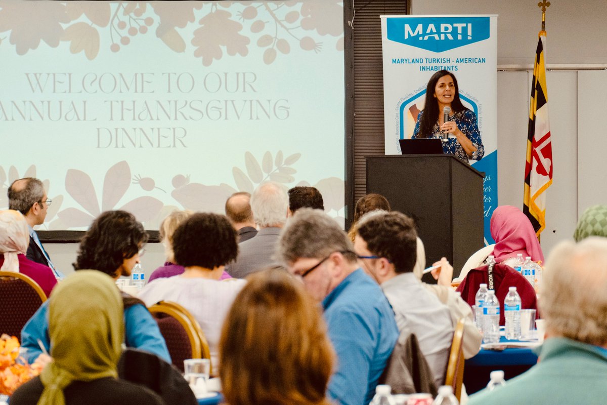 ATFAmd's tweet photo. 🦃 This year, we hosted 7 Thanksgiving dinners for different age groups &amp; themes — bringing together 600+ guests in the spirit of kindness and community.
Here’s a glimpse from our main gathering — where unity met gratitude around the table. 
#Thanksgiving2025  #KindnessMatters https://t.co/JhIVYlVuuA
