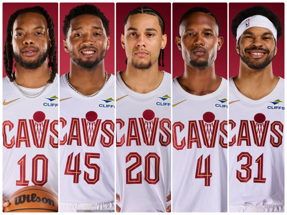 TheCavsJack's tweet image. I’ve seen enough, this has to be the starting lineup when the #Cavs are fully healthy.