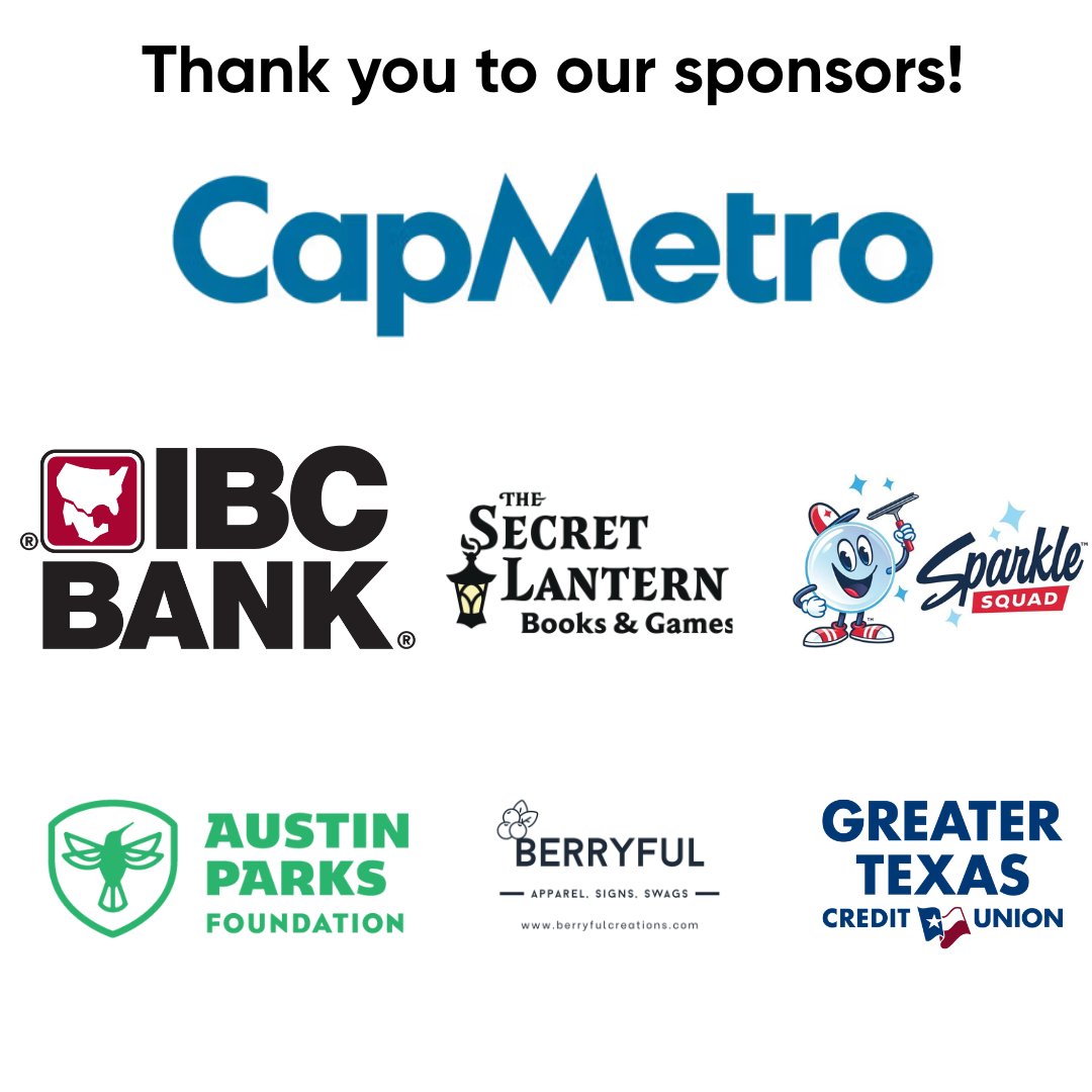 Ringo from the @texasstars will be with us tomorrow at 2:30!🤍💚 Get ur North Pole Flyer tickets now!

🎅🚂Thank you to all of our sponsors @capmetroatx <a href="/ibc_bank/">IBC Bank</a> The Secret Lantern: Books &amp; Games, Sparkle Squad, Austin Parks Foundation, Greater Texas FCU, and Berryful Creations!
