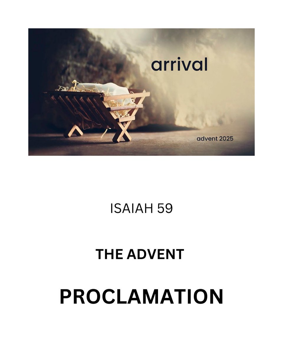 This Sunday we will look at the proclamation of advent, what it called the ancient people to and how it calls to us today as well.