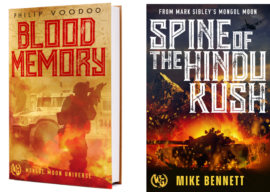 MikeBennet91074's tweet image. I'll just say it (not to be ingratiating) @wargate, but these are two pretty covers...and congrats to @6Voodoo (who makes a cameo appearance in #SOTHK)...I look forward to reading #BloodMemory...