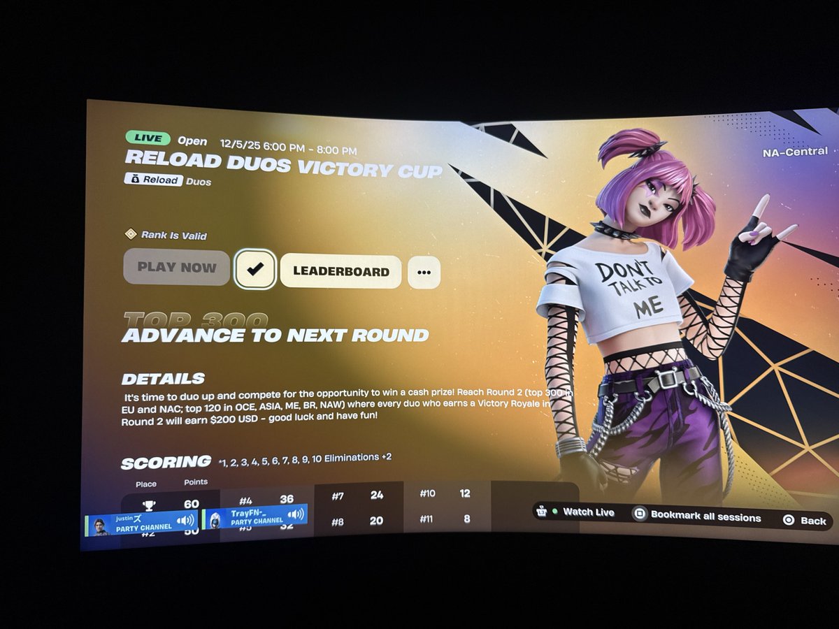 gx5tvd's tweet photo. @FortniteStatus can you please advise why my play now button is gray’d out? 

￼ ￼ https://t.co/QldkFXGYVi