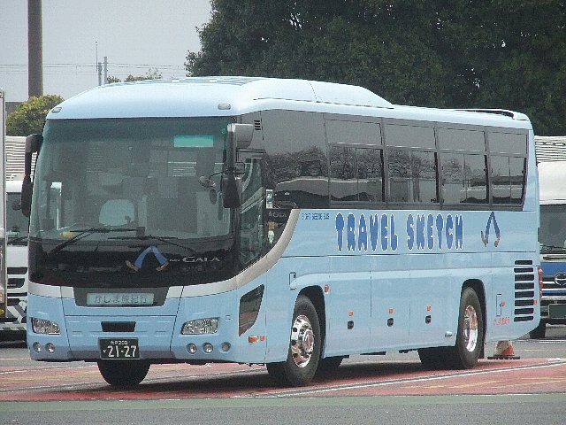 1日1バス【続行便】 かしま旅紀行 いすゞガーラHD QTG-RU1ASCJ？ 水戸