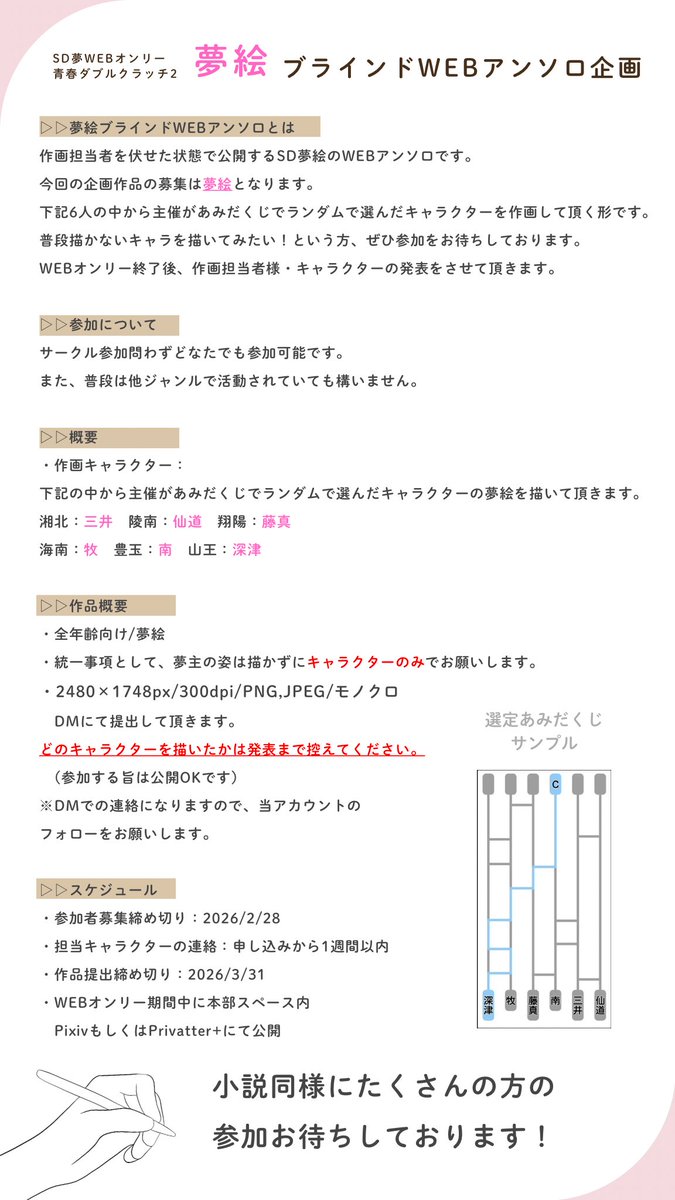 SD夢WEBオンリー　青春ダブルクラッチ tweet media