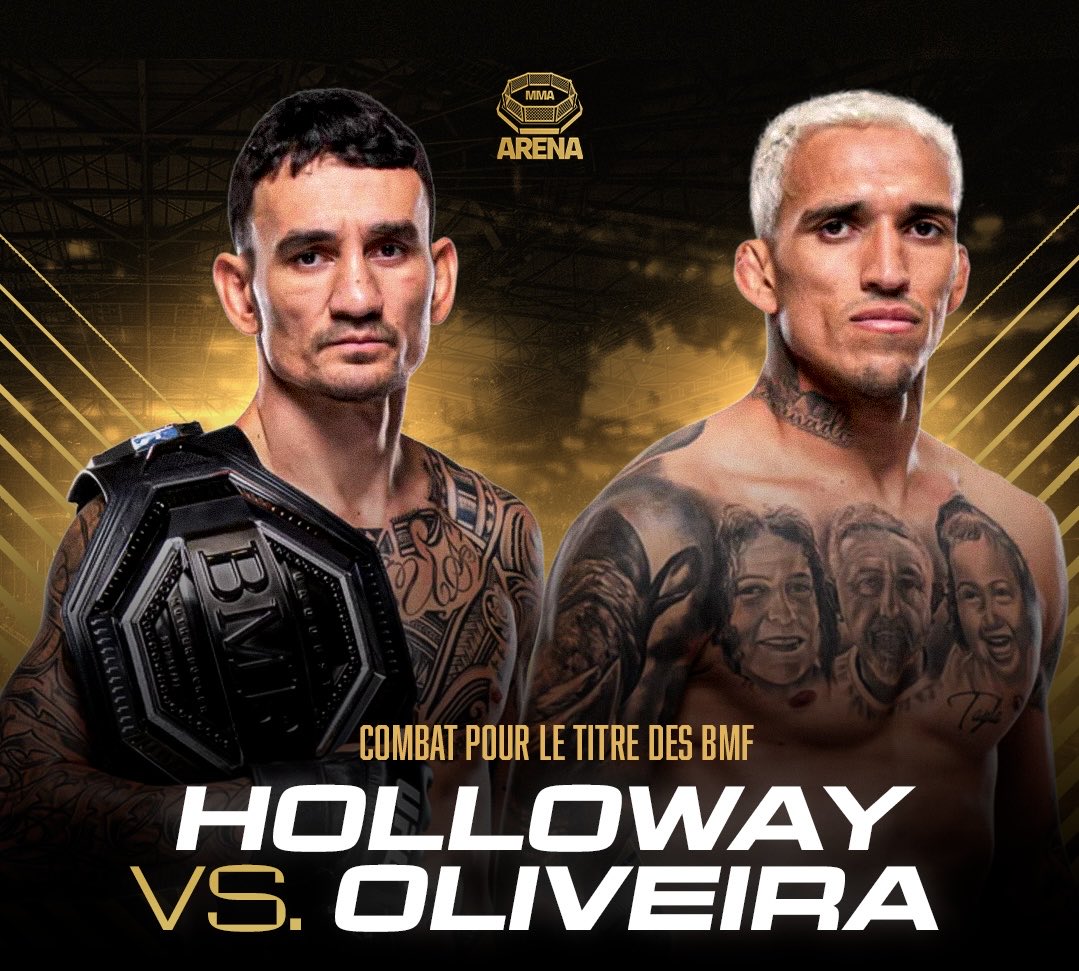 🚨 BANGER MAIN ÉVENT DE L’UFC 326 OFFICIEL 🧨 

🔥 Max Holloway défendra sa ceinture BMF contre Charles Oliveira le 7 mars à l’#UFC326

🧷 [ UFC ]
