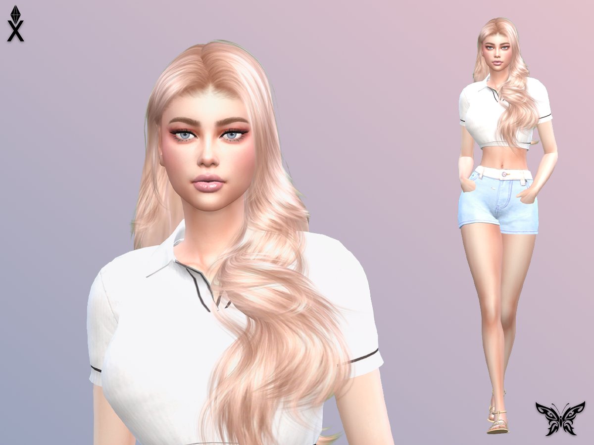 ExSimmer's tweet photo. New Sim - Ellie Sansa. Download:https://t.co/A4F4q7jT4J #XSims #thesims #thesims4 #ts4 #ts4cc #simscc #Sims4 #TheSims4 #customcontent #Sims4Cc #customsim #downloadlink https://t.co/sNQ1kcGZjr