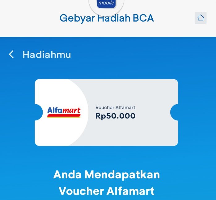 MAYONNICE's tweet photo. Jual voucher alfamart 50k, 40k aja #zonauang https://t.co/jn4tcs89cS