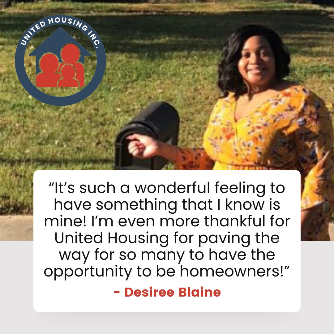 🏡 We love to celebrate every success story! See how we can help make your dream of homeownership a reality. uhinc.org