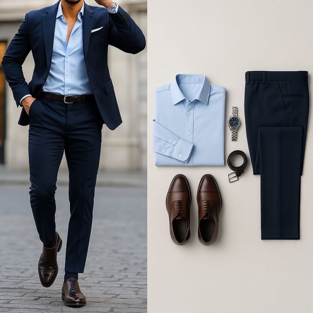 8 Effortlessly Elegant Outfits Every Man Should Own.

1.