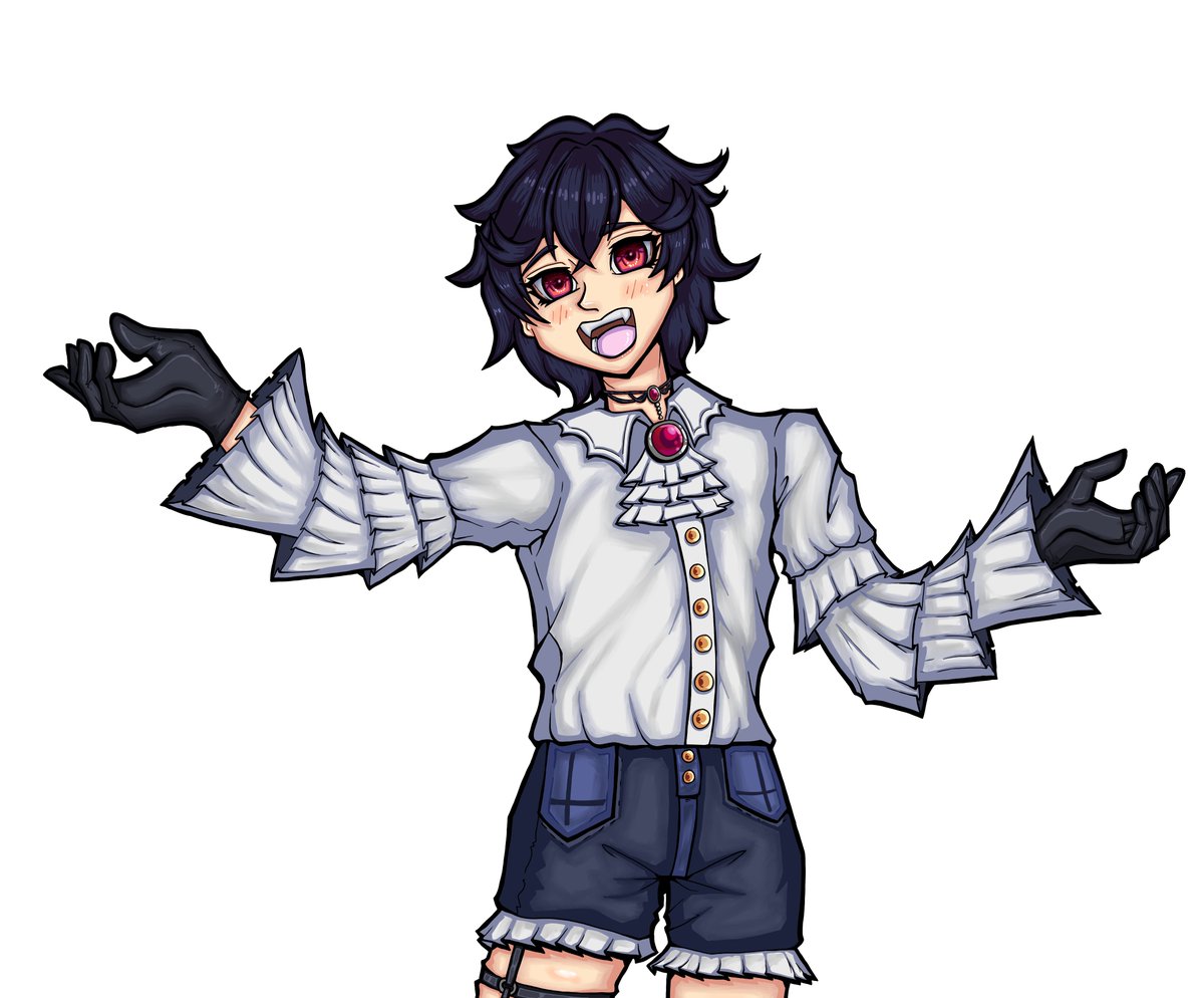 dibujo para la portada del cover que hizo @ClairBelmont_  uwu
#femboithighs #femboyfashion #femboyfriend  #GenshinImpact  #cover