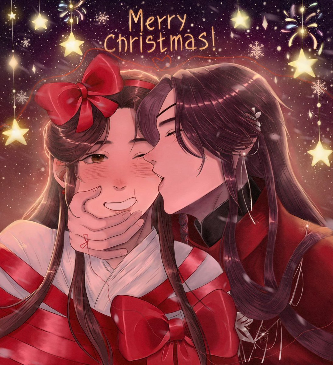 Hua Chengzhu got some cute bun for Christmas, but the bun didn’t mind being eaten😋💕

#TGCF #HeavenOfficialsBlessing #hualian #天官賜福