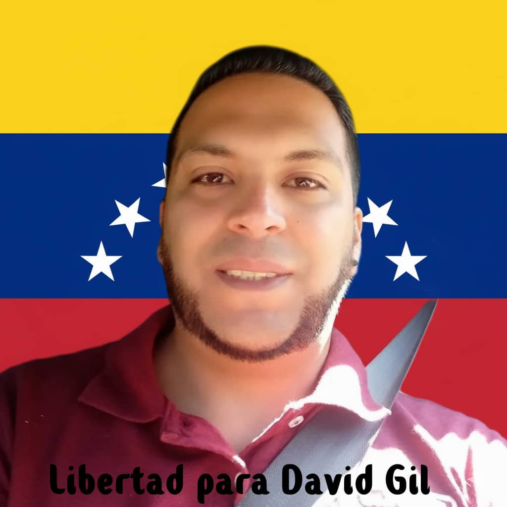 🇻🇪 David Gil: el preso político del que nadie habla

David Gil fue detenido el 18 de agosto de 2024, el mismo día y en el mismo operativo en el que arrestaron al periodista Víctor Ugas. Desde entonces, su nombre nunca fue mencionado públicamente. Ninguna organización lo registró.