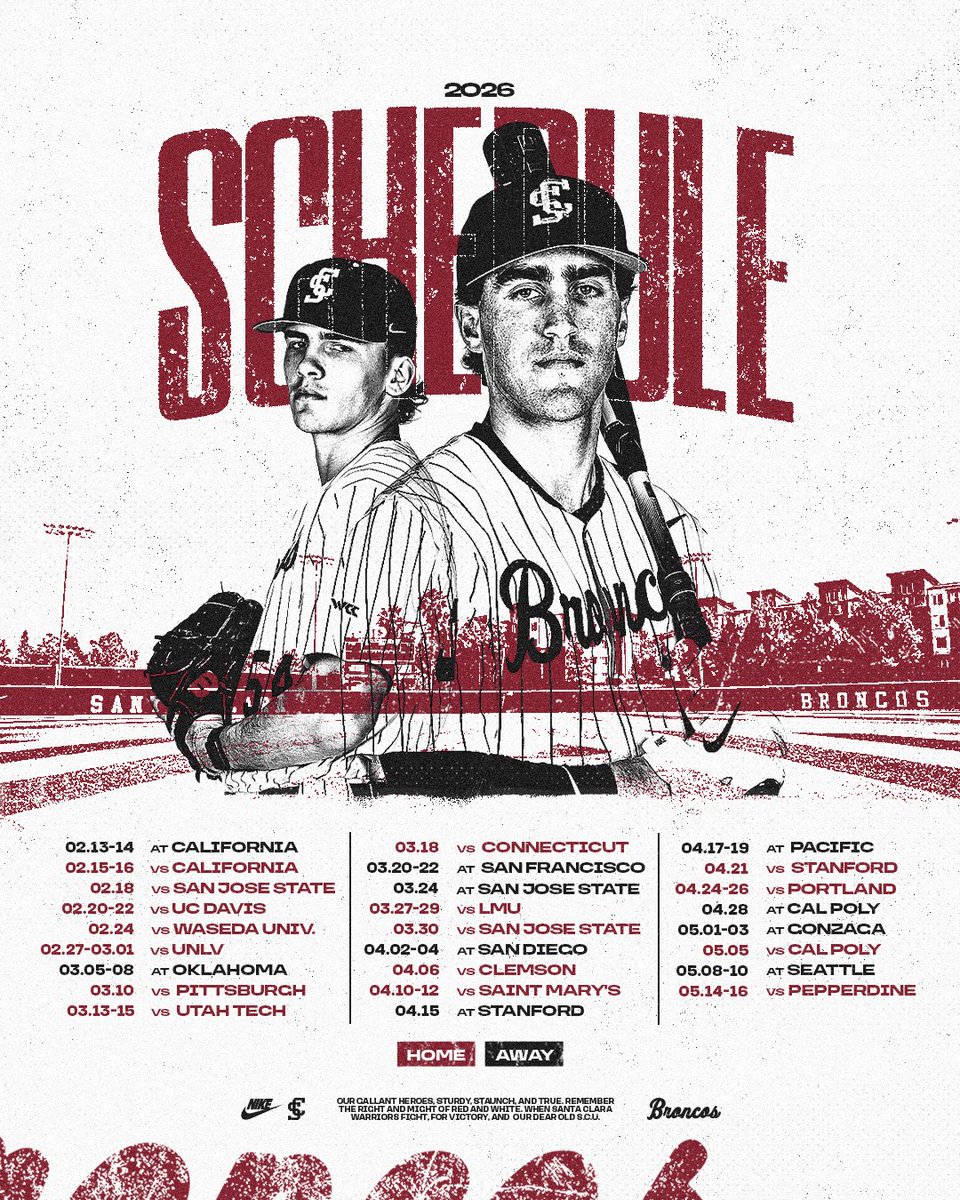 Santa Clara Baseball tweet media