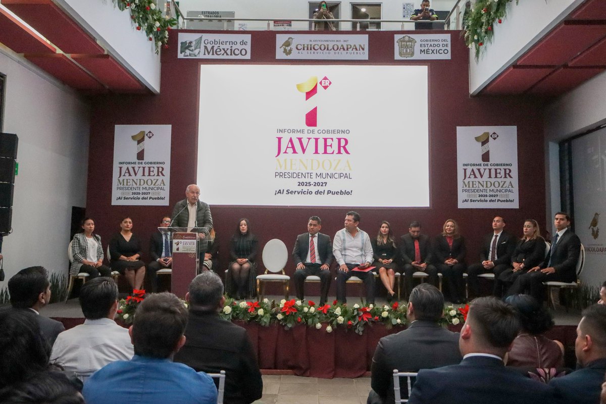 Adolfo_Cerqueda's tweet image. Gracias por la invitación, estimado Javier Mendoza, alcalde de #Chicoloapan. Sin duda que los avances y logros que se han conseguido en tu municipio durante el último año, son el ejemplo del gran trabajo que has desarrollado.

¡Enhorabuena!
