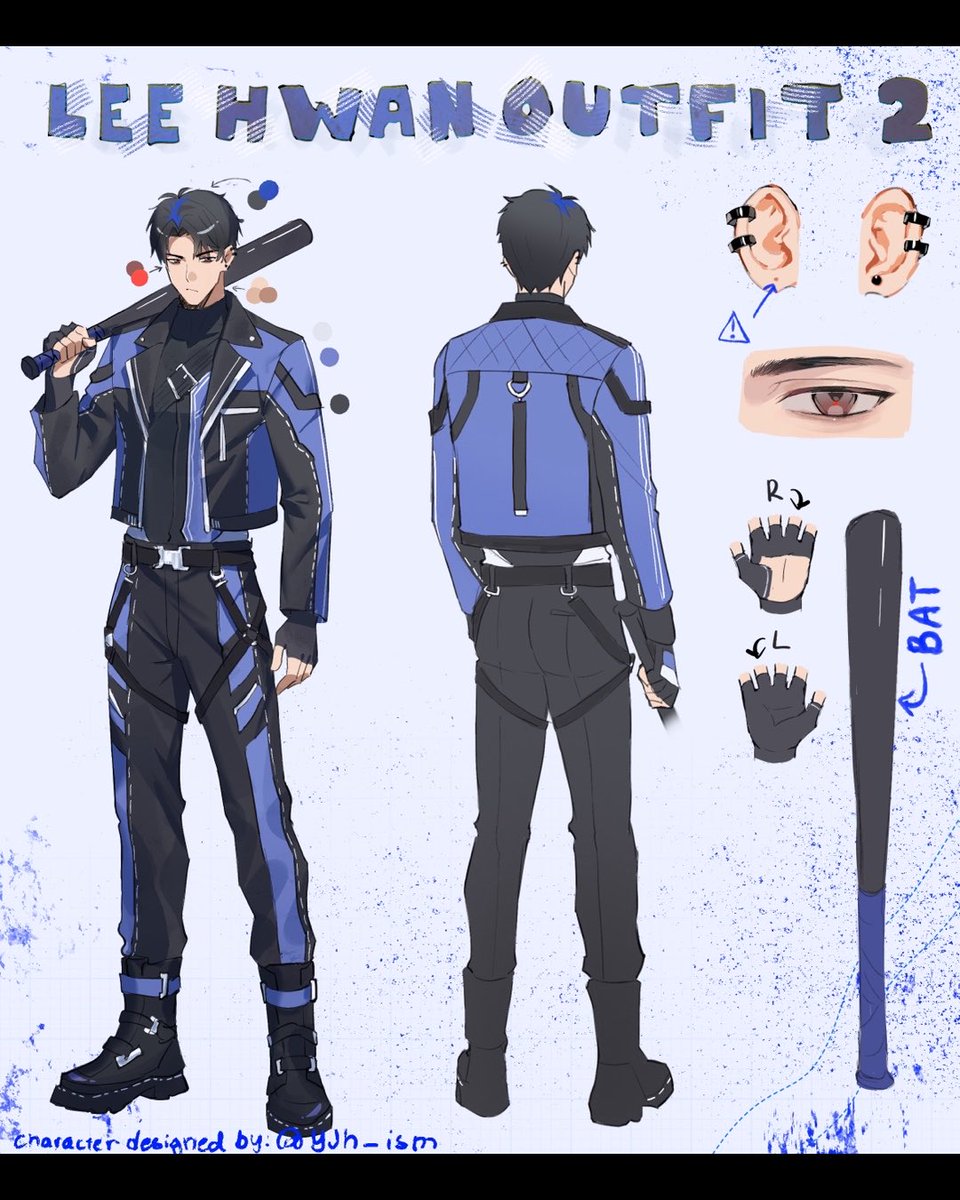 Lee Hwans second outfit design ! Im very proud of it!!