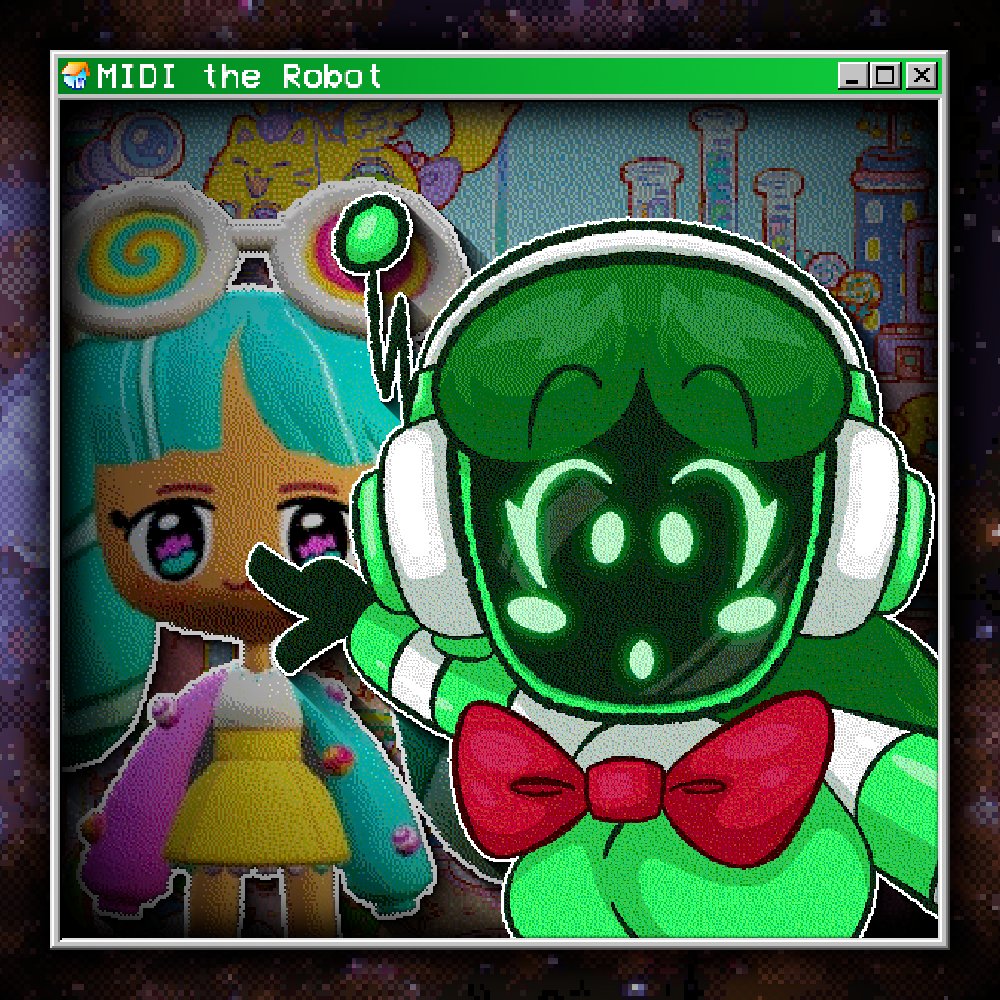 MIDItheRobot's tweet photo. I have a hyperfixation and I need to share it, so come rewind and unwind with me! #vtuber #robotgirl https://t.co/Jk7ie7SHZM