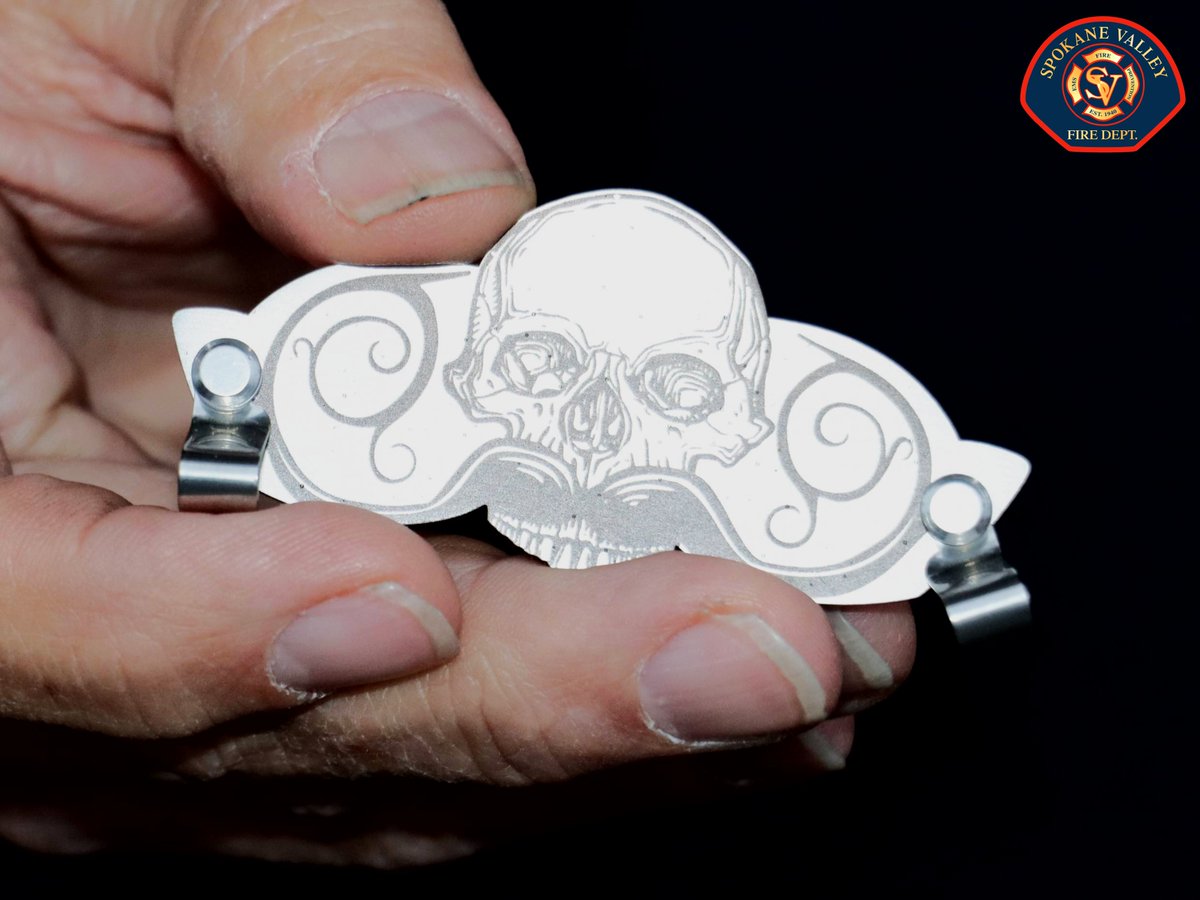 SpokaneValleyFD's tweet image. But that’s not all!

Along with the coveted SVFD Mustache Mania trophy, Captain Hughes scores mustache balm, a handy stache protector to keep that handlebar dry while sipping, and most importantly the admiration of his millions of fans!

#SVFD #SVFDMustacheMania2025 #Movember