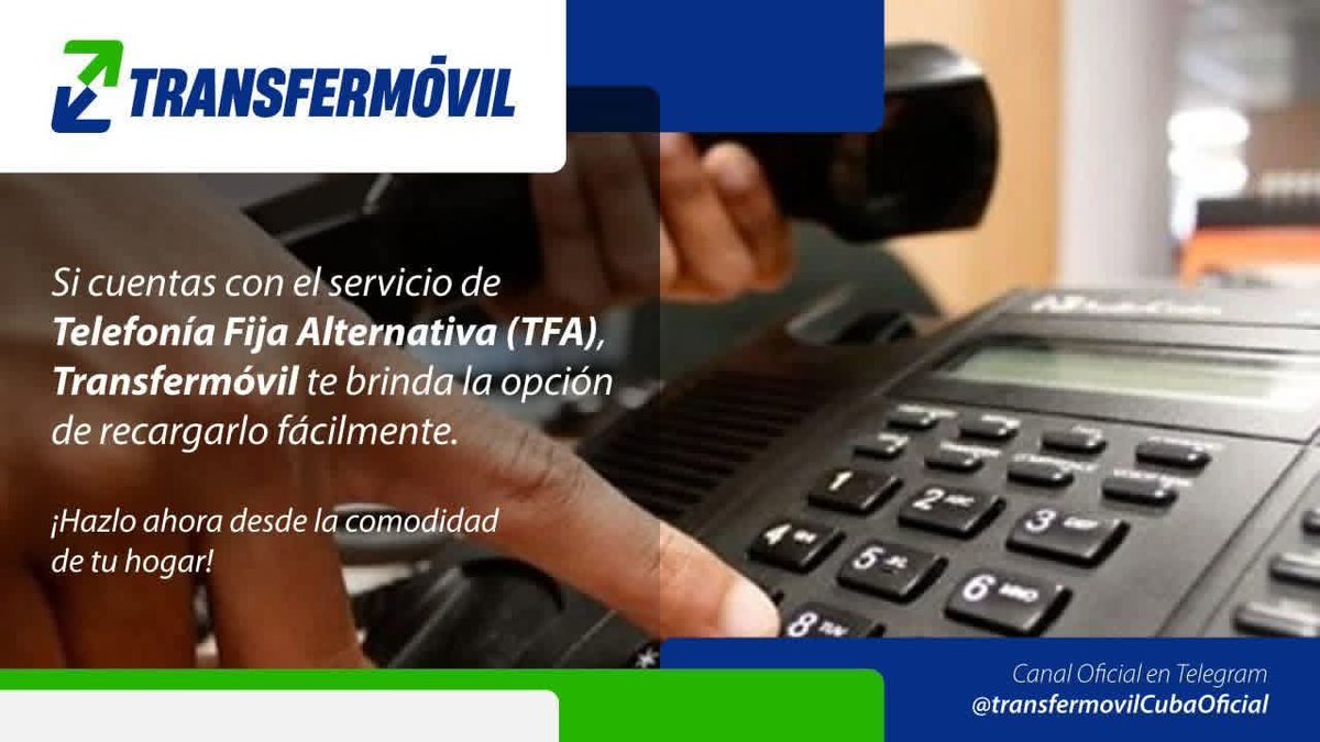 #Transfermóvil
#CámbiateALoDigital