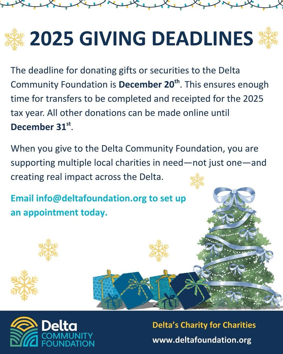 Delta Community Foundation tweet media