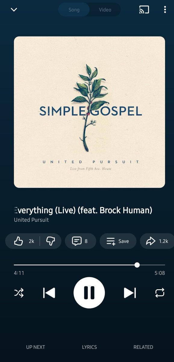 Your Love Changes Everything (Live) (feat. Brock Human):
 music.youtube.com/watch?v=hm5wkQ…