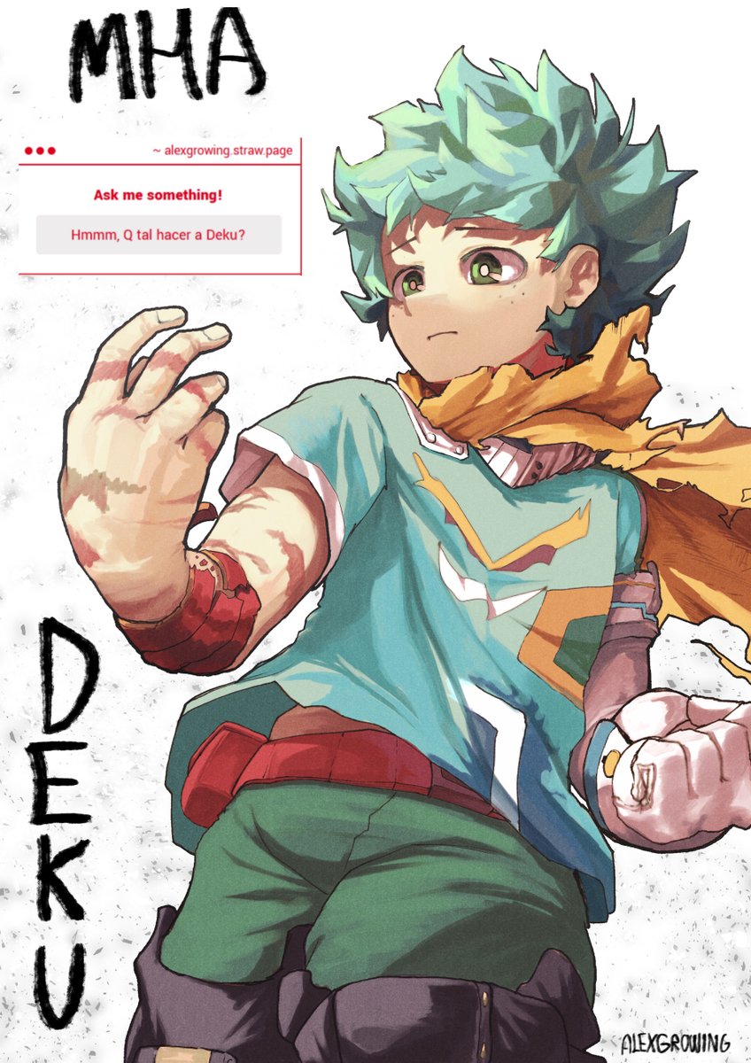 Alex_Growing's tweet image. Strawpage Sketch #1: Deku!

Primera solicitud del Strawpage!, hay algunas otras ideas que estaré subiendo en los siguientes dias, a las preguntas intentare responderlas en conjunto en otro tweet.
#MyHeroAcadamia #Deku #GoDeku #rkgk #sketch

alexgrowing.straw.page
