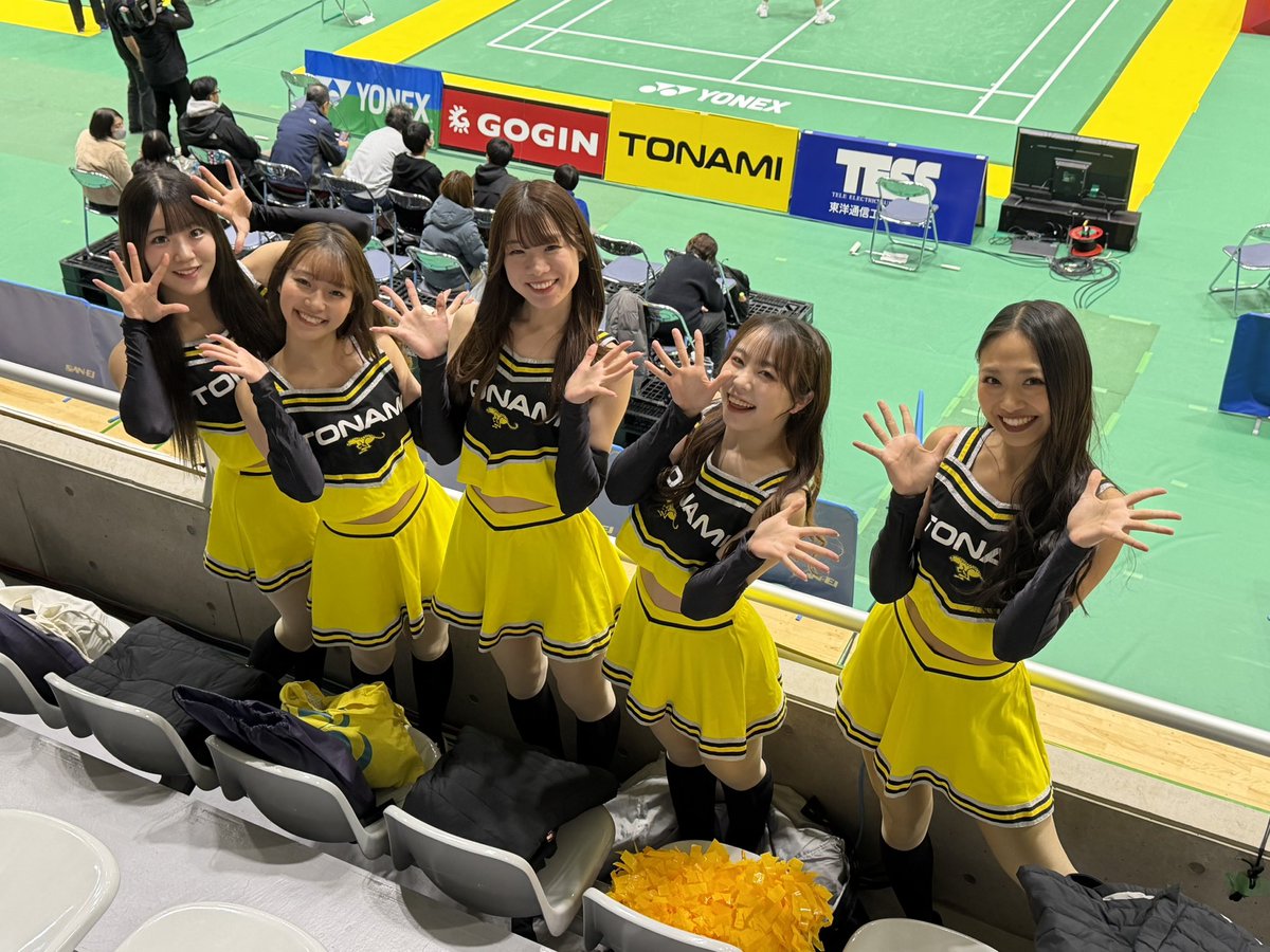 GO！TONAMI！！🐆
#トナミ運輸バドミントン部