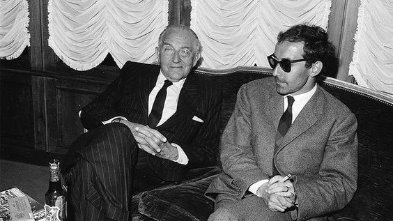 Fritz Lang on Jean-Luc Godard: 

"I like him a great deal: he is very honest, he loves the cinema, he is just as fanatical as I was. In fact, I think he tries to continue what we started one day, the day when we began making our first films. Only his approach is different. Not