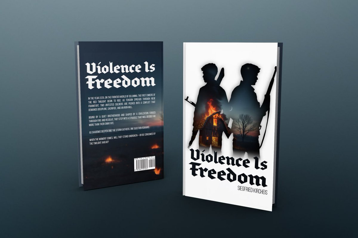 Siegfried881's tweet image. Violence is Freedom is ready to buy. Think of Starship Troopers mixed with Jin Roh and the nerve of a Clancy style op. It is on amazon and invisible empire publishing #Fictional #scifi #WW2 #Military #war #future #book #Europe #European #Germany #alternative #history