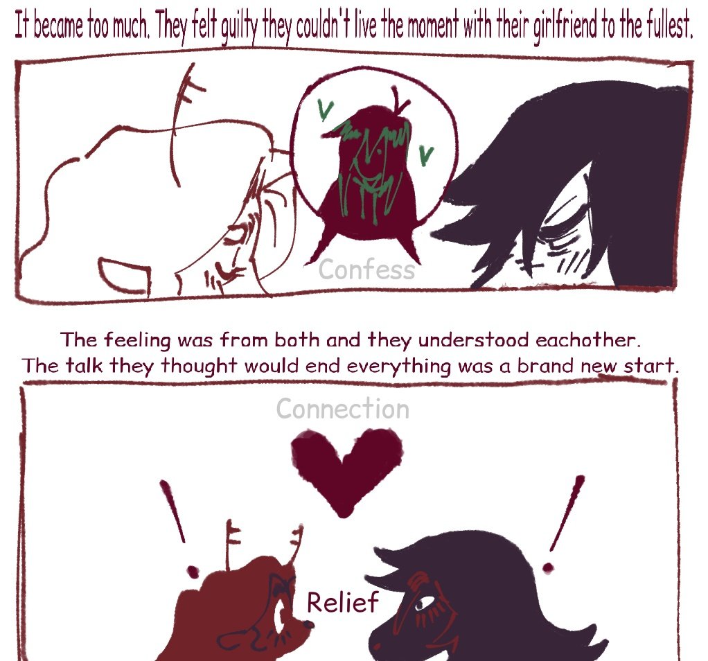 KrisDPizza's tweet photo. I have an idea for doomed Krusielle thing, but it's really big and i'm a fat lazy chud, have this very bad try at only a small part of it 
1/2 #deltarune https://t.co/PNqgg7HKiM