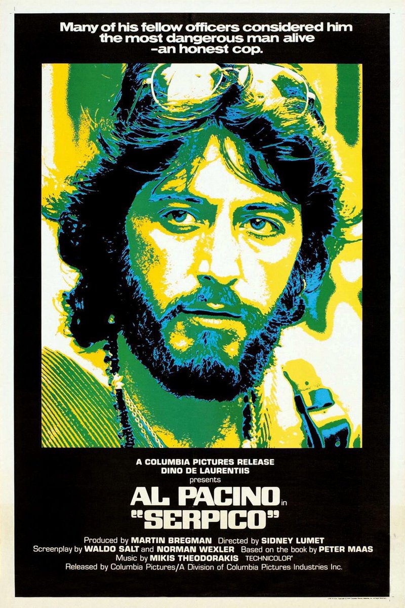 FilmNewsNos's tweet photo. 🎬MOVIE HISTORY: 52 years ago today, December 5, 1973, the movie ‘Serpico’ opened in theaters!

#AlPacino #JohnRandolph #JackKehoe #BiffMcGuire #BarbaraEdaYoung #CorneliaSharpe #TonyRoberts #AllanRich #AlbertHenderson #JamesTolkan #SidneyLumet https://t.co/sIjmtYsz78