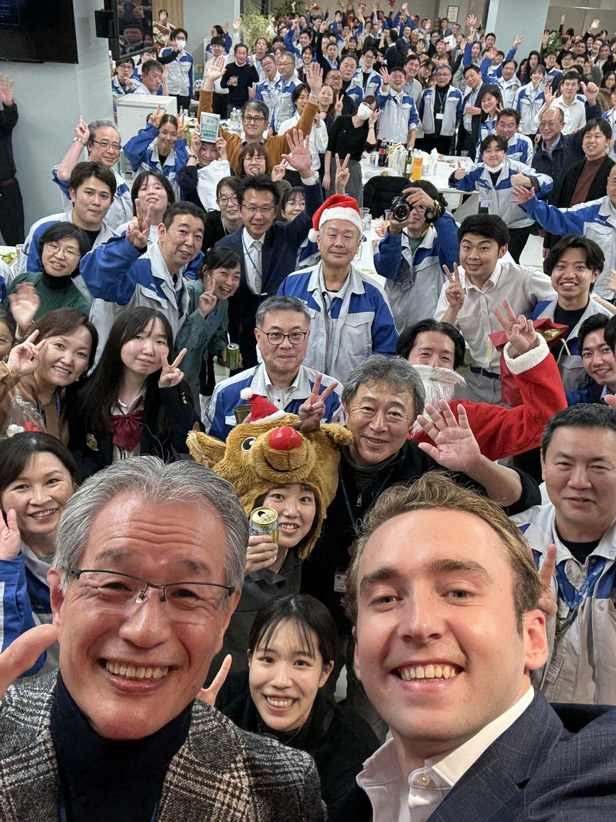 Topcon Corporation Christmas Party in Tokyo 🇯🇵

An honour to represent each &amp; every company member on and off the race track.

Looking forward to a big 2026 together!
•
<a href="/topcon_today/">Topcon Positioning Systems</a> | <a href="/TopconHealth/">Topcon Healthcare</a>
