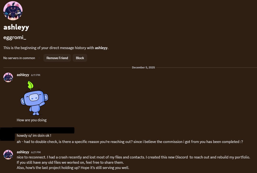 eggromi's tweet image. hello everyone !! there seems to be a person trying to impersonate me and ask for files from clients on vgen ?? this is NOT me so if you get a dm please report the account !! none of my socials are “eggromi_” anywhere so please be careful of that