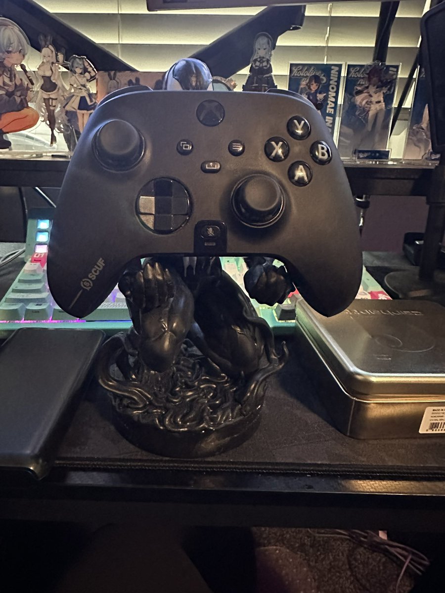I got this cool controller stand but barely holds my controller lol but worth it