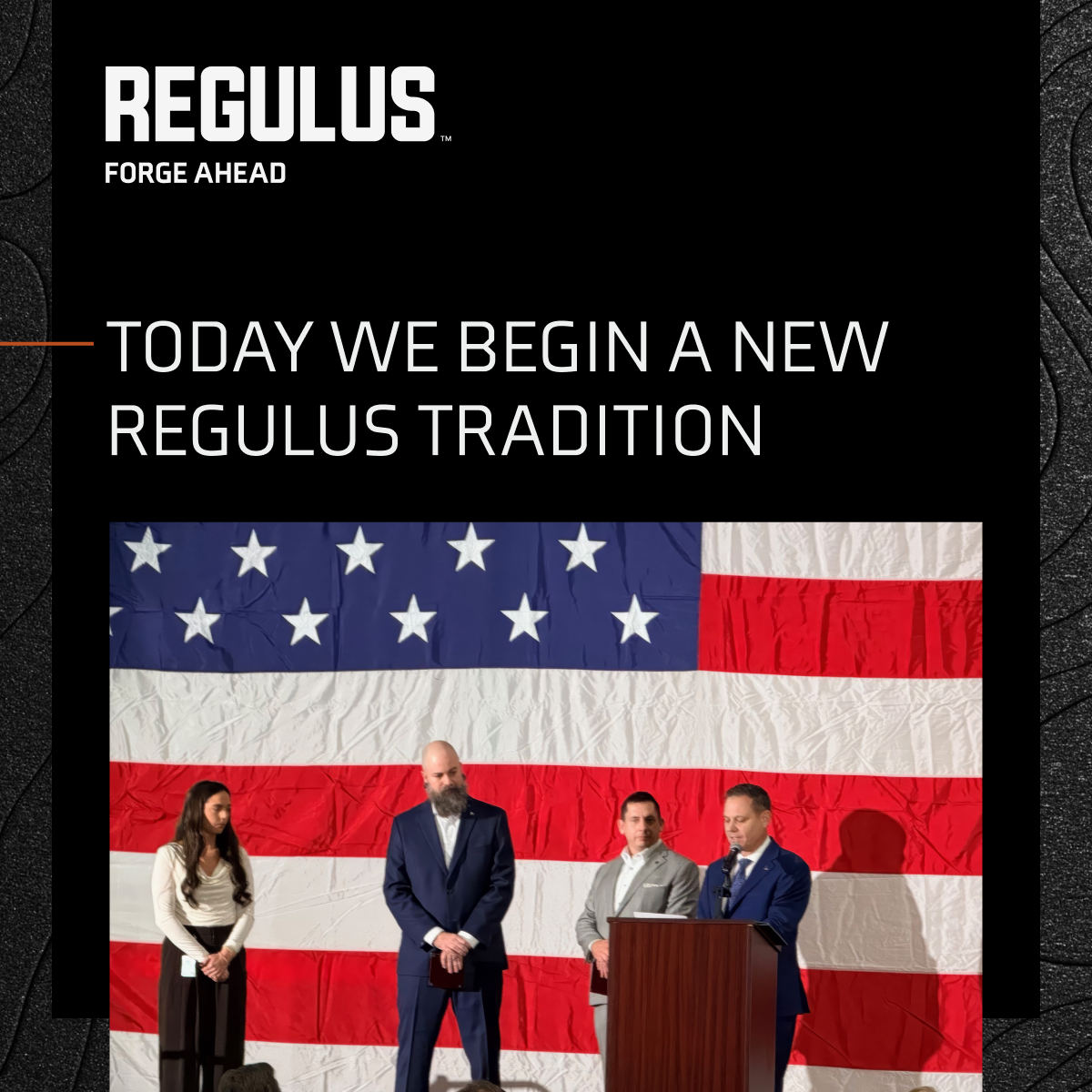 Today we begin a new Regulus tradition—celebrating the stars in our constellation.

A huge congratulations to John Stephenson, our 2025 Regulus Guiding Light Award recipient, and Brenna Murphy, this year’s Regulus Rising Star.

John’s steady leadership, integrity, and quiet