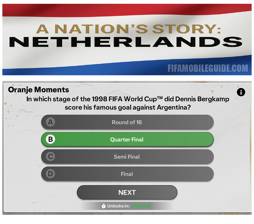 Netherlands trivia answer for today (Day 3)👇 

#fcmobile fifamobileguide.com/a-nations-stor…