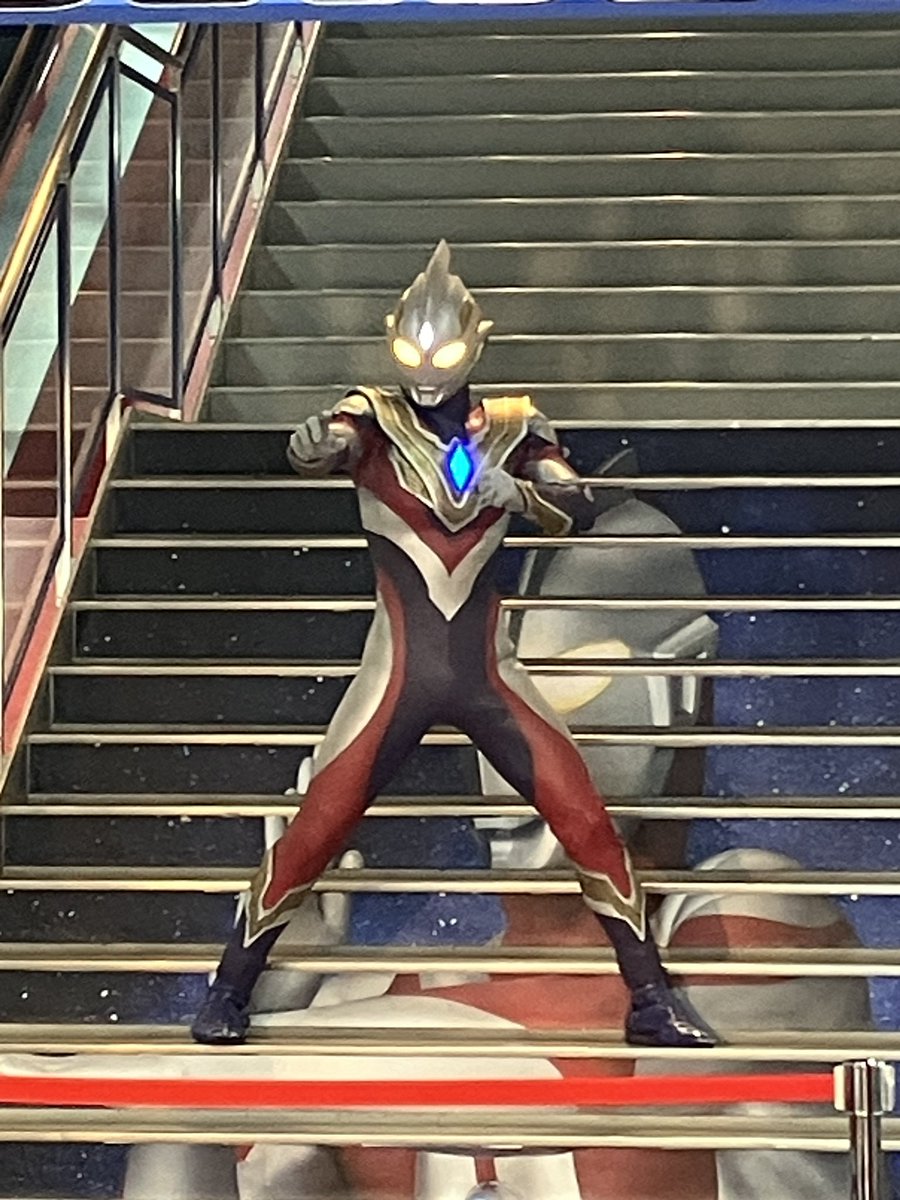 Taito_Tedori's tweet photo. 今日も元気にオープンしました！

今日は朝からウルトラマントリガーが登場してくれました✨

ゲームコーナーにもぜひ遊びにお越しください😃🎶 https://t.co/KhVeqsw88c