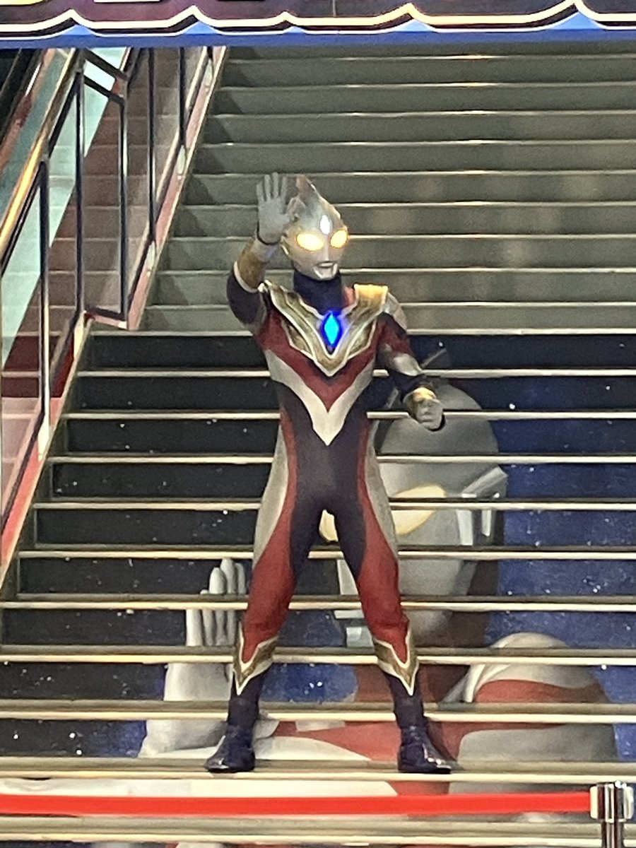 Taito_Tedori's tweet photo. 今日も元気にオープンしました！

今日は朝からウルトラマントリガーが登場してくれました✨

ゲームコーナーにもぜひ遊びにお越しください😃🎶 https://t.co/KhVeqsw88c