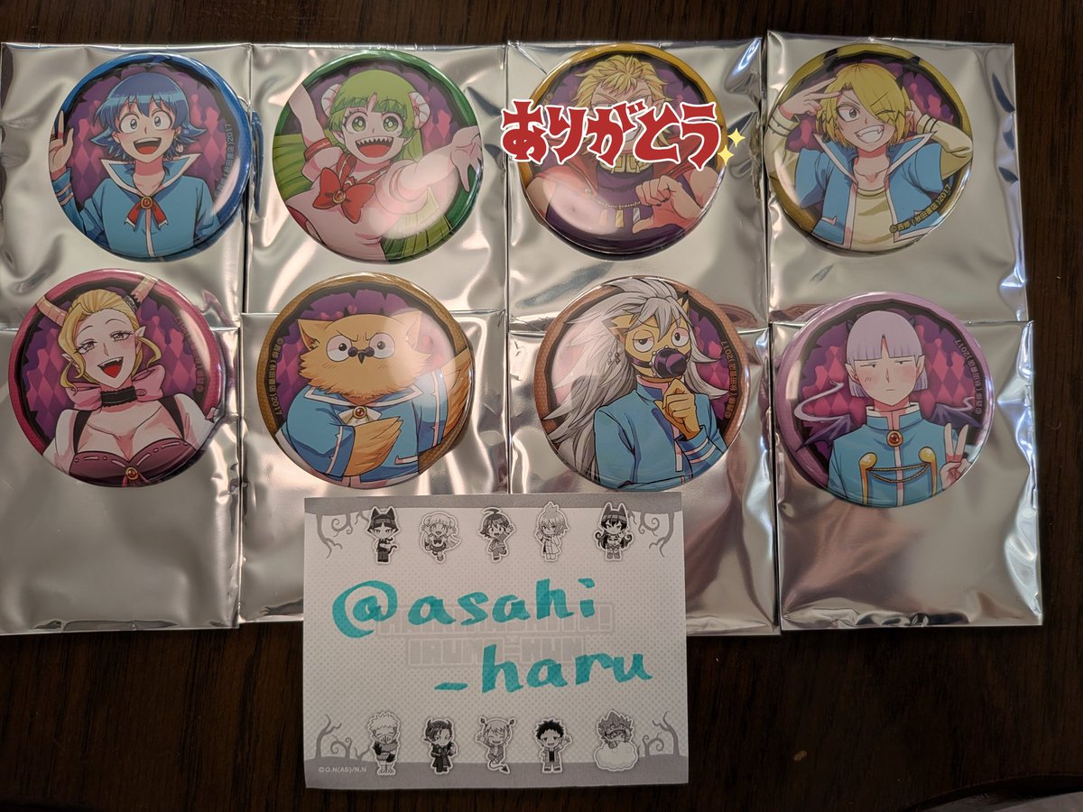 魔入りました！入間くん展 缶バッジ　カイム・カムイ　入間展 交換/譲渡】魔入りました入間くん 魔入間 展覧会 缶バッジ 交換 入間