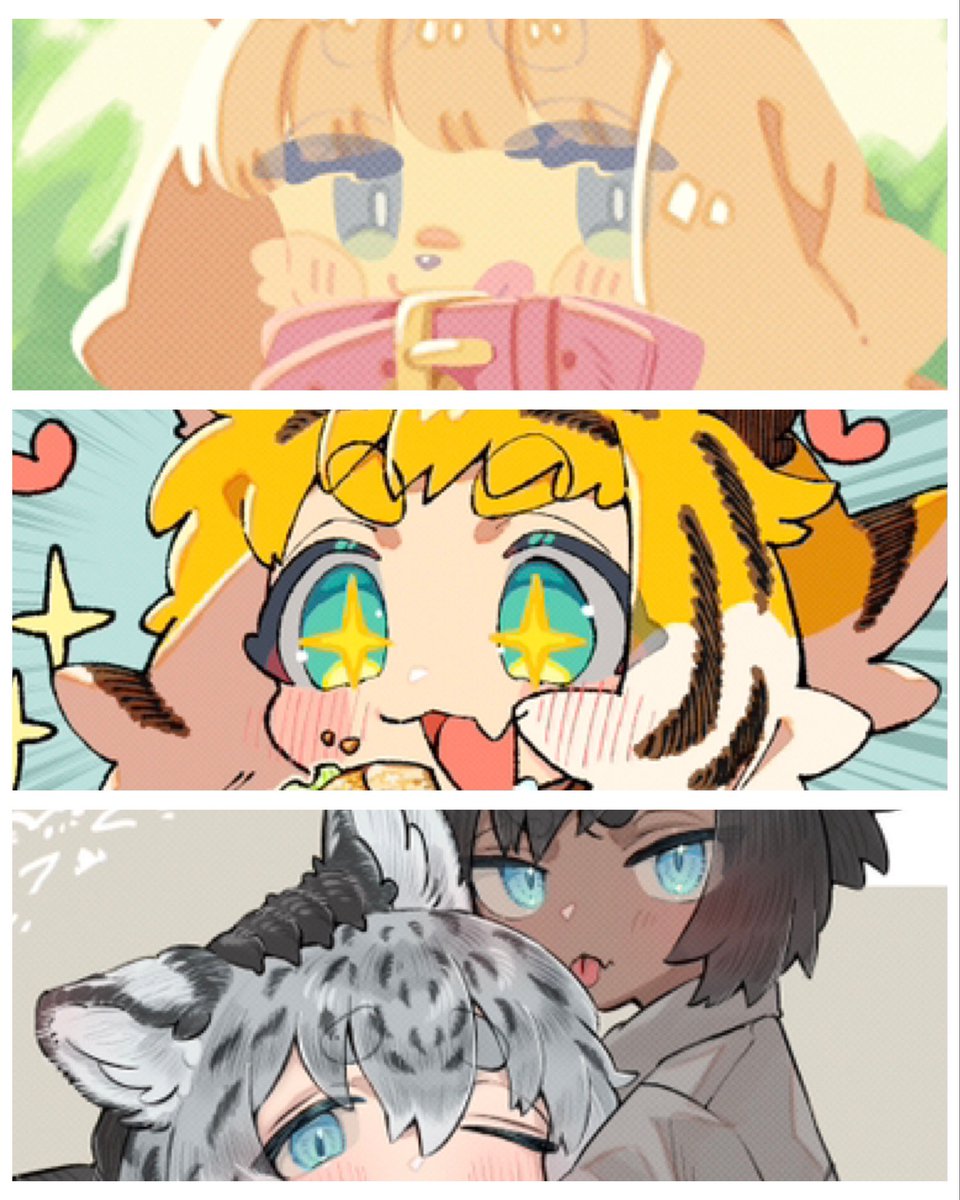 直近公開したイラストはコミティア用に描いてたもので、塗りのテイスト違いな絵を反復横跳びで描いてたけどどれも楽し🕺 