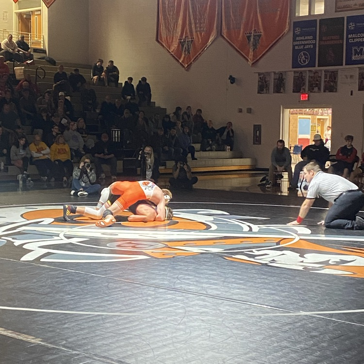 BeatriceHigh's tweet photo. Beatrice Boys Wrestling takes down Fairbury 71-12 in their first home dual of the year! Way to go Orangemen! https://t.co/zaLnVfPxxA