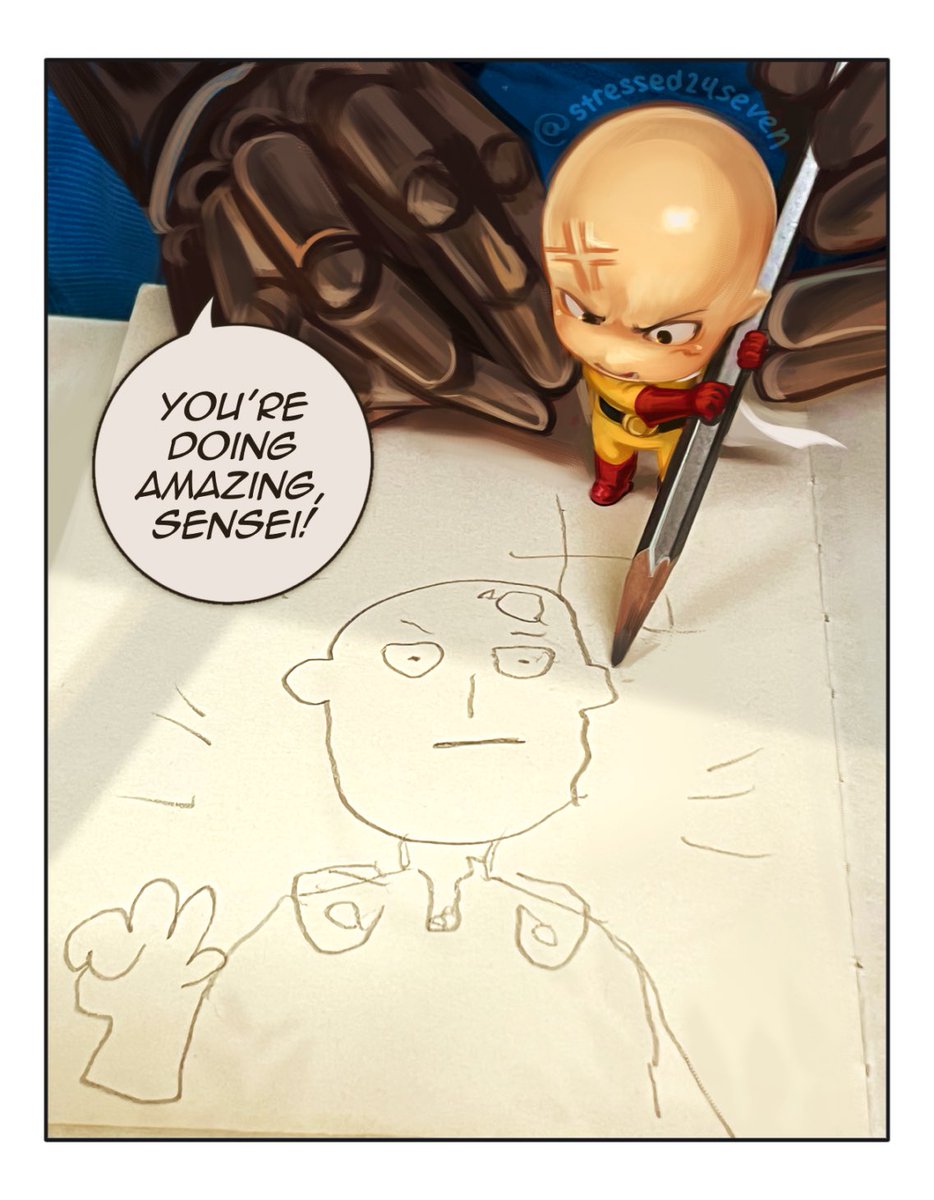 he’s trying his best #onepunchman #saigenos