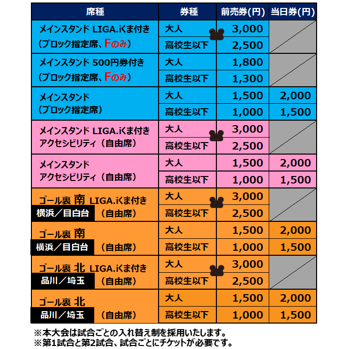 LIGA.i第2節まであと1⃣日／ 前売券は本日までWEBで購入可能📢 あす