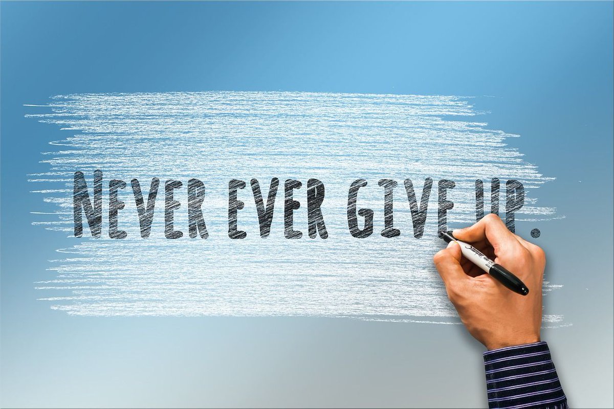 Never ever give up—your breakthrough could be just one step away. #NeverGiveUp #Perseverance #Motivation
